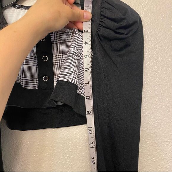 Kelle 2 piece leotard Dance Costume CONFIDENT PLAID TWILL suit 2870 MC child - Picture 7 of 10